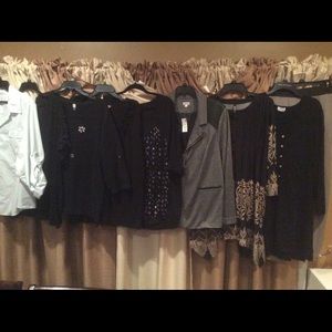 Women’s Cardigan and tops Lot 9 Pieces